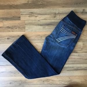 7 For All Mankind Dojo Maternity Jeans 28” Inseam